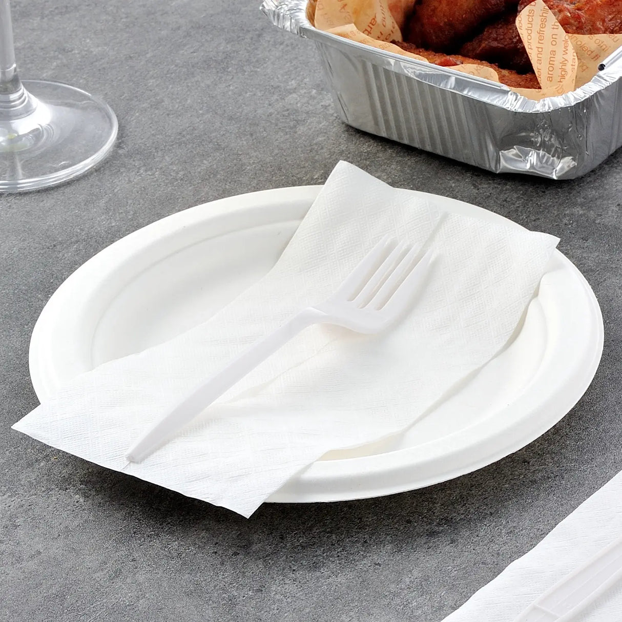 [9,000ct] 7" x 13.4"  1-Ply Napkins | Tall-Fold | 1/6 Fold | White