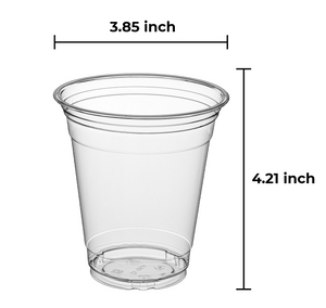 [1,000 ct] 12 oz PET Cold Cups | 98mm | Clear
