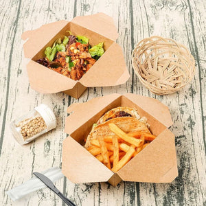 [200ct] 30oz Kraft Paper Take-Out Boxes
