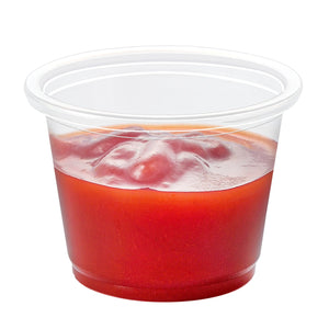 [2,500ct] 4 oz PP Plastic Portion Cups | Clear