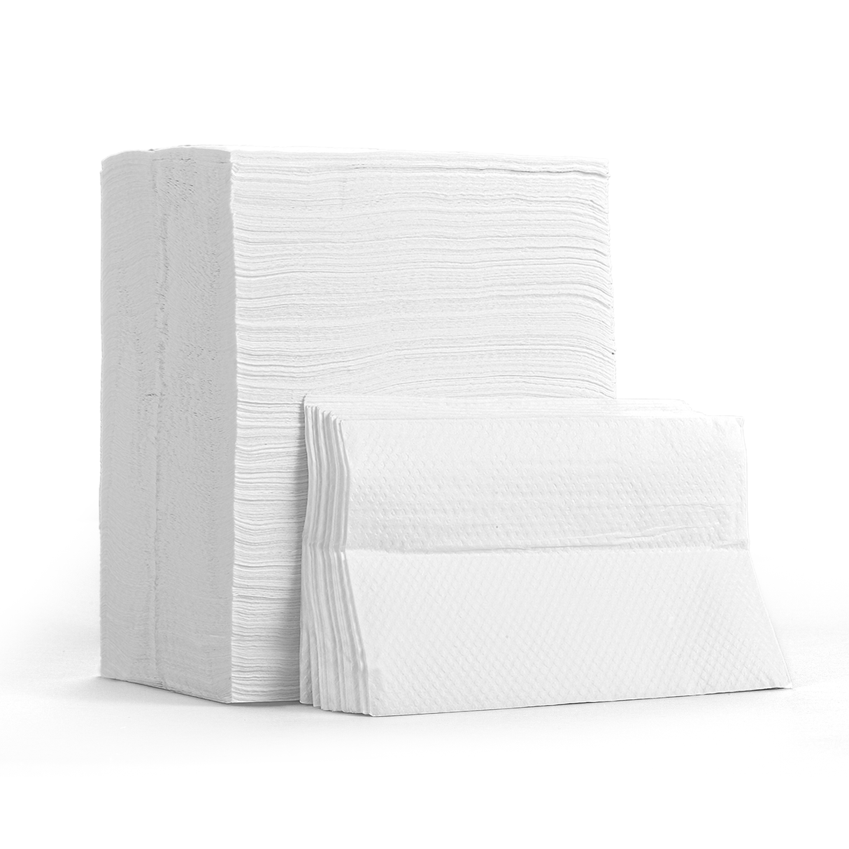 [8,000ct] 6.7" x 9.8"  1-Ply  Napkins | Low-Fold  | 1/6 Fold | White