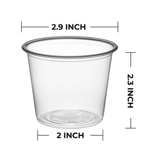[2,500ct] 5.5 oz PP Plastic Portion Cups | Clear