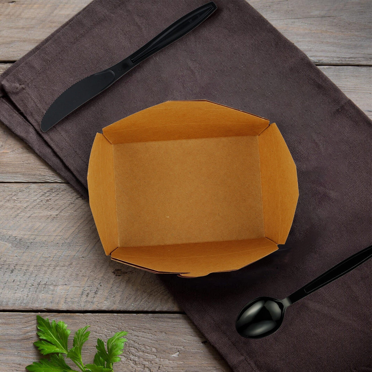 [200ct] 30oz Kraft Paper Take-Out Boxes