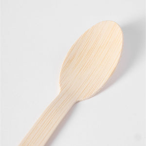 [1,000ct] 6.7" Compostable Bamboo Spoon | Brown