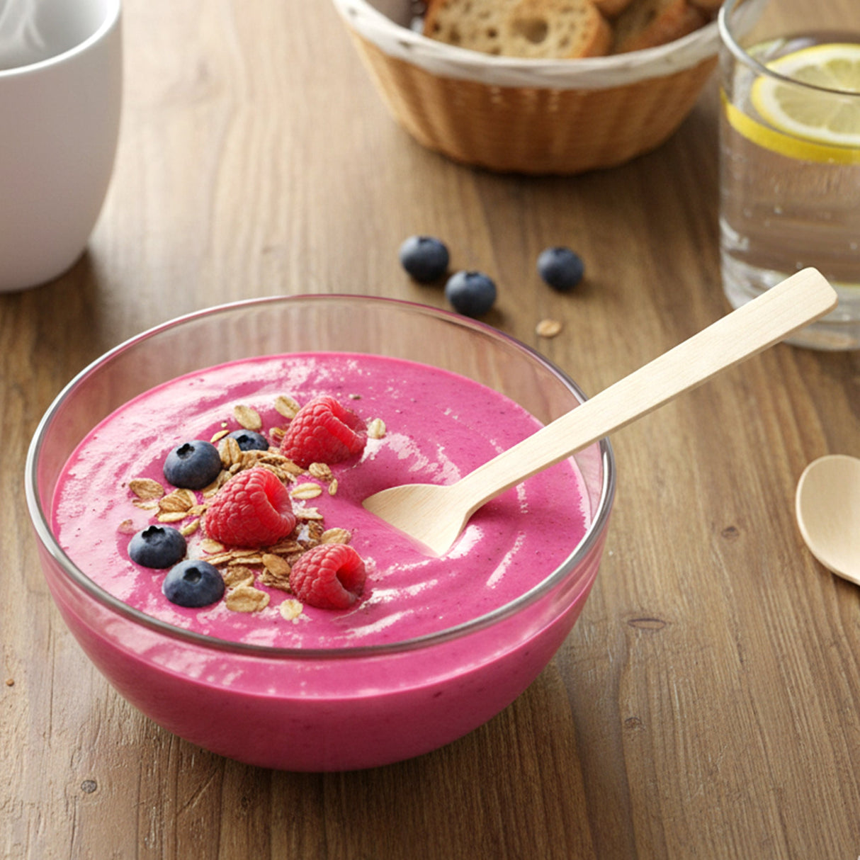 [1,000ct] 6.7" Compostable Bamboo Spoon | Brown