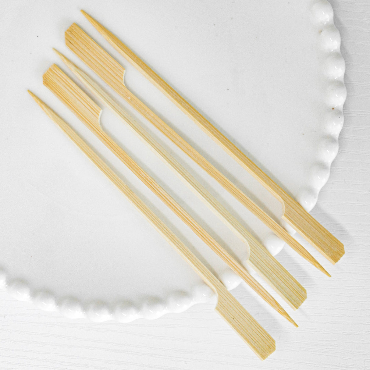 [5,000ct] 5.9" Bamboo Paddle Food Skewers |  Brown