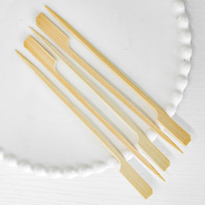 [5,000ct] 5.9" Bamboo Paddle Food Skewers |  Brown