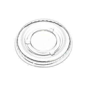 [2,500ct] 1oz PET Plastic Portion Cup Lids | Clear