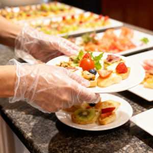 [1,000ct] Powder-Free  Vinyl Gloves | Large | Clear