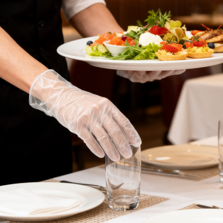 [1,000ct] Powder-Free  Vinyl Gloves | Medium | Clear