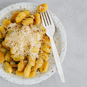 [1,000 ct] PLA Heavy Weight  Forks | White