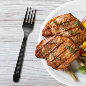 [1,000 ct] PP Plastic Heavy Weight  Forks | Black