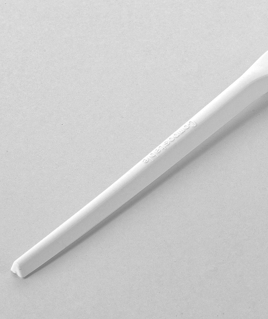 [1,000ct] PLA Medium Weight Forks | White