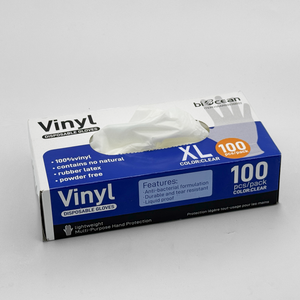 [1,000ct] Powder-Free  Vinyl Gloves | X-Large | Clear