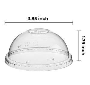 [1,000 ct] 98mm PET Dome Lids | Clear
