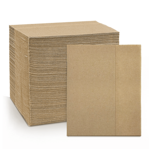 [6,000ct] 12" x 13" 1-Ply Interfold Napkins | 1/6 Fold | Kraft
